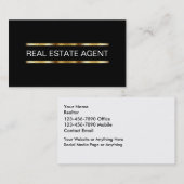 Classy makelaar Modern Visitekaartje (Voorkant / Achterkant)
