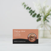 Classy Makeup Artist Visitekaartjes (Staand voorkant)