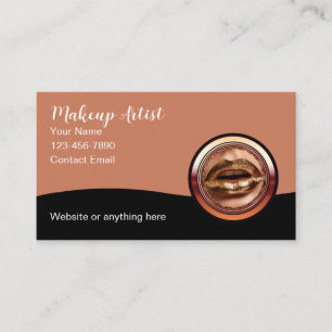 Classy Makeup Artist Visitekaartjes