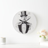 Classy, man met een scherpe kleed grote klok (Huis)