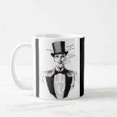 Classy, man met een scherpe kleed koffiemok (Links)