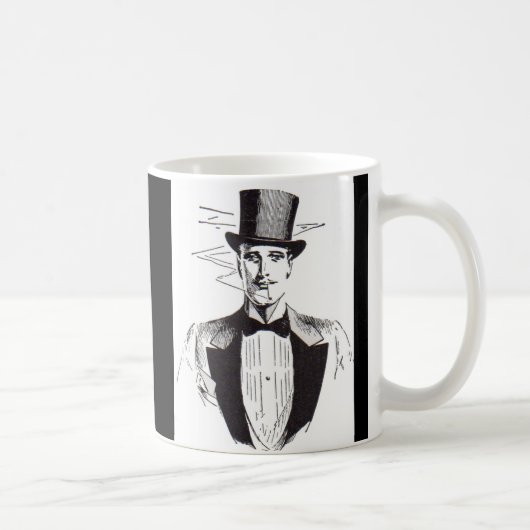 Classy, man met een scherpe kleed koffiemok (Rechts)