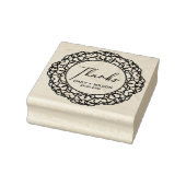 CLASSY  MANDALA AANGEPASTE SCRIPT BEDANKT BRUILOFT RUBBERSTEMPEL (Stempel)
