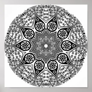 Classy Mandala Poster
