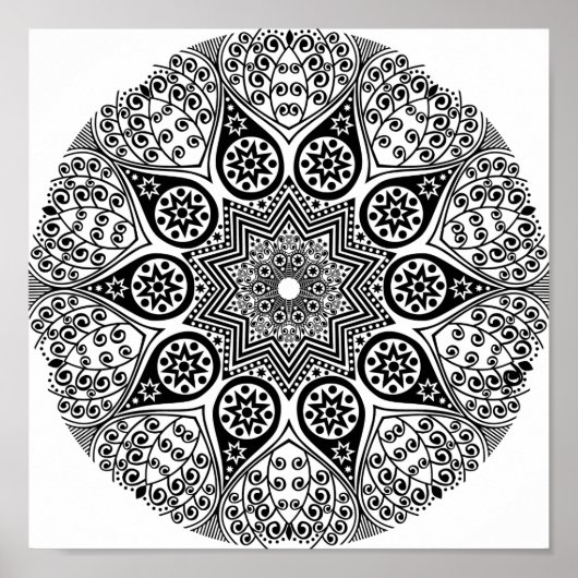 Classy Mandala Poster (Voorkant)