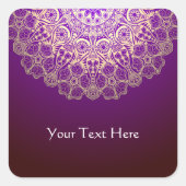 Classy Mandala Sticker (Voorkant)