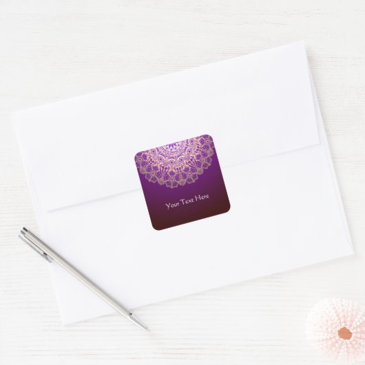 Classy Mandala Sticker (Envelop)