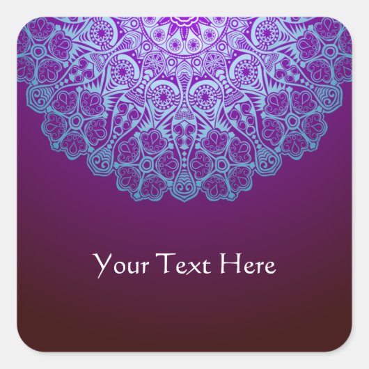 Classy Mandala Sticker (Voorkant)