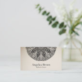 Classy Mandala Visitekaartje (Staand voorkant)