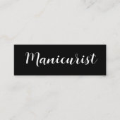 Classy Manicurist Appointment Visitekaartjes (Voorkant)