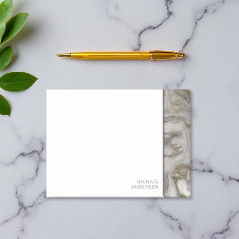 Classy Marble Edge met Jouw naam Post-it® Notes