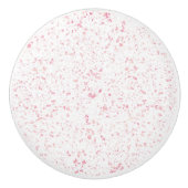 Classy  marble roos gold terrazzo design keramische knop (Voorkant)