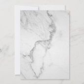 Classy Marble Uitnodiging van het Pensioenfeest (Achterkant)