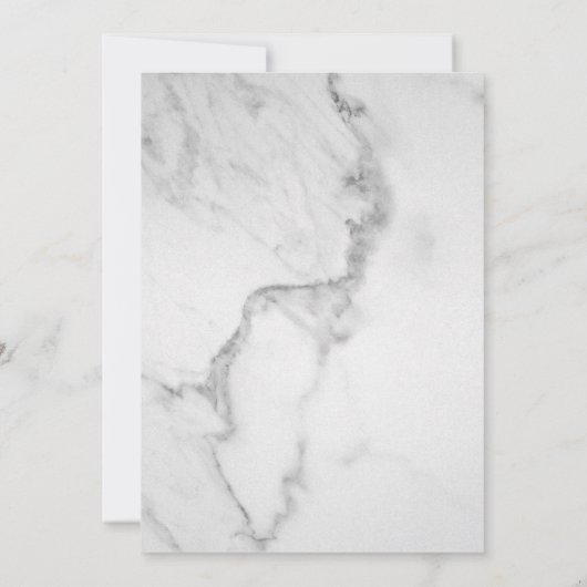 Classy Marble Uitnodiging van het Pensioenfeest (Achterkant)