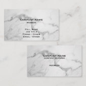Classy Marble Visitekaartje (Voorkant / Achterkant)