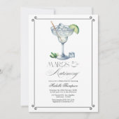 Classy Margs & Huwelijk Margarita Vrijgezellenfees Kaart (Voorkant)