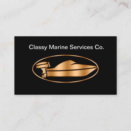 Classy Marine Services Nautische Visitekaartjes (Voorkant)