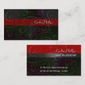 Classy Marketing Consultant visitekaartjes (Voorkant / Achterkant)