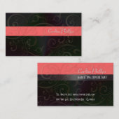 Classy Marketing Consultant visitekaartjes (Voorkant / Achterkant)