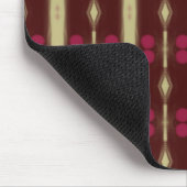 Classy Maroon and Beige Mouse pad Muismat (Hoek)