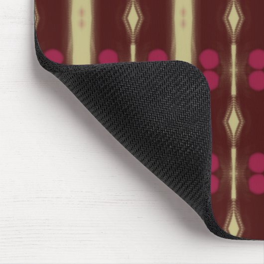 Classy Maroon and Beige Mouse pad Muismat (Hoek)