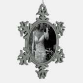 Classy Married & Merry Glass Ornament voor Kerstmi (Links)