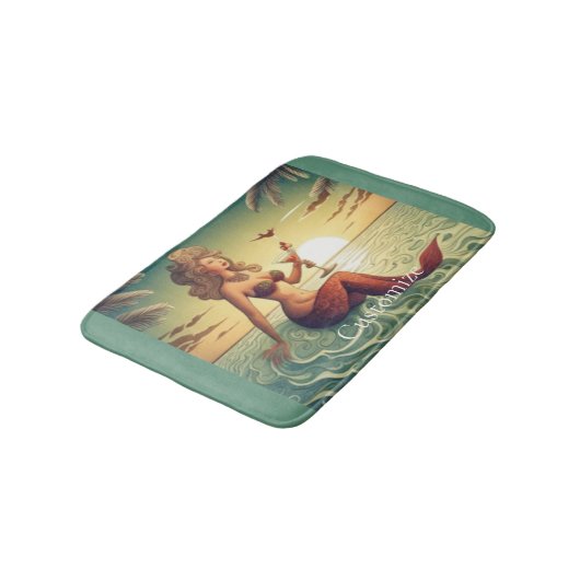 Classy Martini Zeemeermin Thunder_Cove Badmat (Gekanteld)