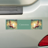 Classy Martini Zeemeermin Thunder_Cove Bumpersticker (Op auto)