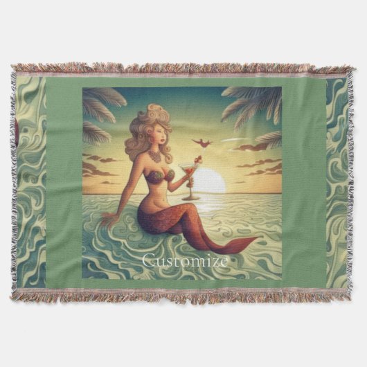 Classy Martini Zeemeermin Thunder_Cove Deken (Voorkant)