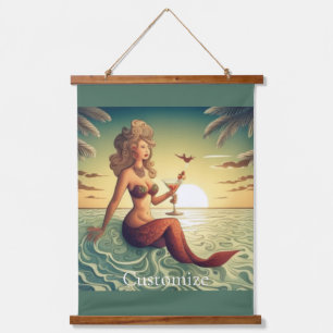 Classy Martini Zeemeermin Thunder_Cove Hangend Wandkleed