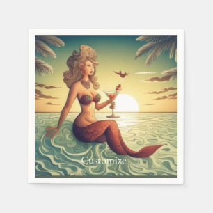 Classy Martini Zeemeermin Thunder_Cove Servet