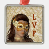 Classy Mask Lady Ornament (Voorkant)