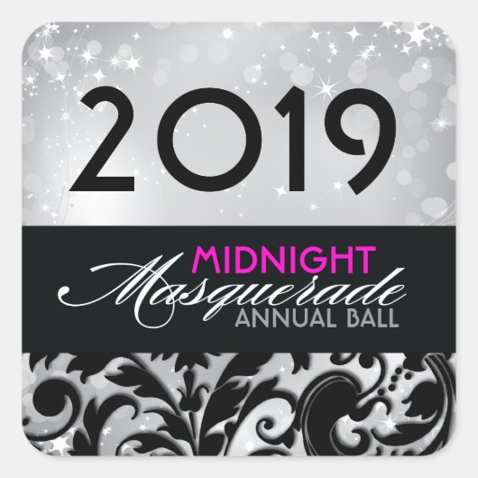 Classy Masquerade Sticker (Voorkant)