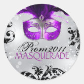 Classy Masquerade Sticker (Voorkant)