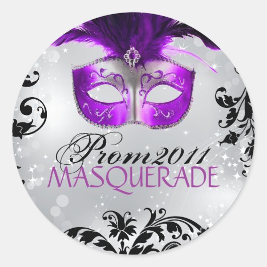Classy Masquerade Sticker (Voorkant)