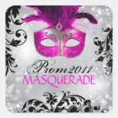 Classy Masquerade Sticker (Voorkant)
