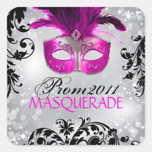 Classy Masquerade Sticker (Voorkant)