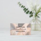Classy Massage Therapeut Afspraakkaarten Afsprakenkaartje (Staand voorkant)