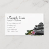Classy Massage Therapie Afspraakkaarten Visitekaartje (Voorkant)
