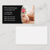 Classy Massagetherapie Visitekaartjes (Voorkant / Achterkant)