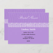 Classy Mauve Bridal Shower Kaart (Voorkant / Achterkant)