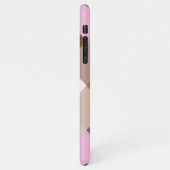 Classy Mauve roze perzik Sinaasappel Violet roze m iPhone Hoesje (Linkerkant)