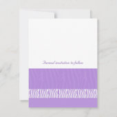 Classy Mauve Save the Date (Achterkant)