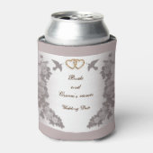 Classy Mauve Wedding Favor Blikjeskoeler (Blikje Voorkant)
