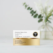 Classy Medical Business Profile Visitekaartje (Staand voorkant)