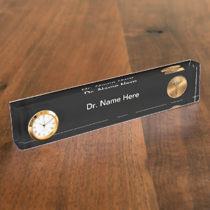 Classy Medical Doctor Kantoor Desk naamplaat Naambordje