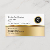 Classy Medical Hearing Center Visitekaartje (Voorkant)