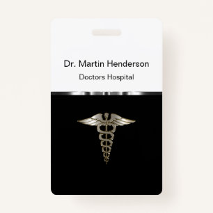 Classy Medical Hospital Kantoor ID Badge Sjabloon