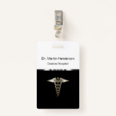 Classy Medical Hospital Kantoor ID Badge Sjabloon (Voorkant met clip)