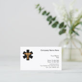 Classy Medical Logo Sjabloon Hospital Visitekaartje (Staand voorkant)